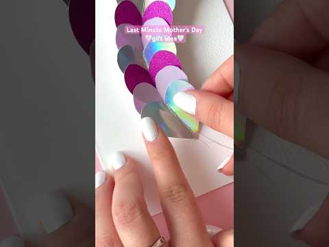 Last Minute Mother’s Day card idea💜