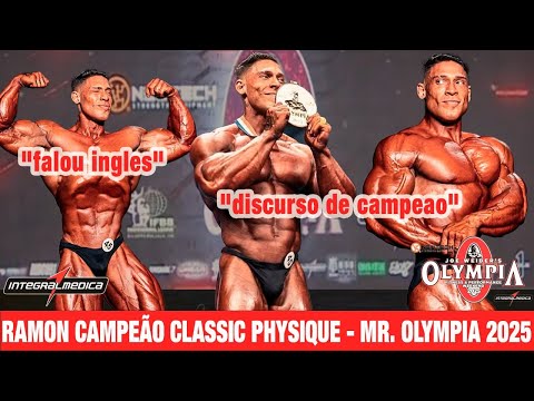 RAMON DINO MAKES HISTORIC SPEECH AFTER BEING CROWNED AT OLYMPIA 2025