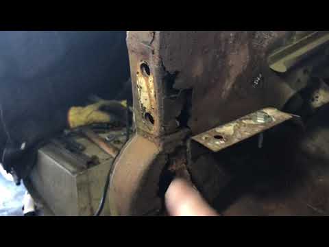 Windshield Removal Door Pillar Plan YRM Welding Wood Land Rover Series 2A restoration 2.25L Part 20