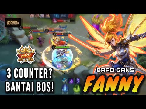 WANNA SEE FANNY BRAD GANS?!? Brutal Tornado Cables Kill - Perfect Gameplay || Mobile Legends