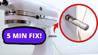 KitchenAid Stand Mixer: NECK PIN/HINGE PIN CAME OUT - VERY EASY 5 MIN FIX! | Artisan Tilt Head