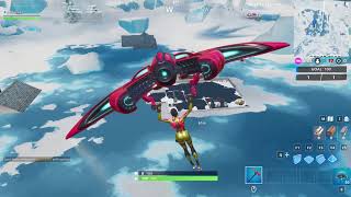 Fortnite Fortbyte #94: Use The Scarlet Scythe Pickaxe To Smash A Blue Canoe Under A Frozen Lake