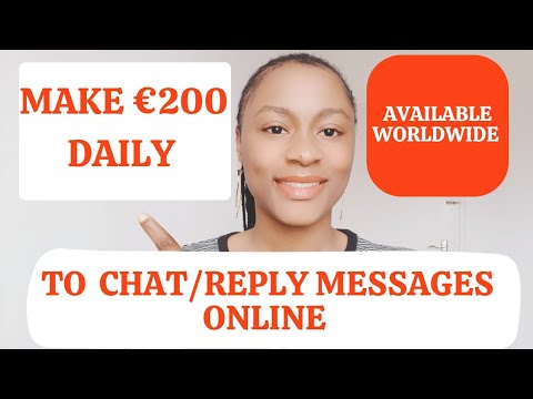 How To Make Money Online Chatting Lonely People and replying messages,Available WorldWide