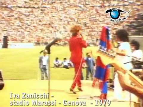 Amarcord :Iva Zanicchi - stadio Marassi -Genova -'79