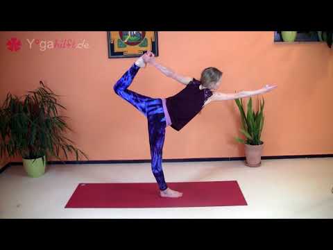 Tänzer waagerecht  Natarajasana Variation