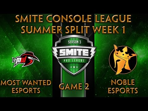 SCL Summer Split Week 1 - Most Wanted Esports vs. Noble Esports (Game 2)