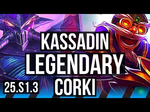 KASSADIN vs CORKI (MID) | Legendary, 46k DMG | EUW Diamond | 25.S1.3