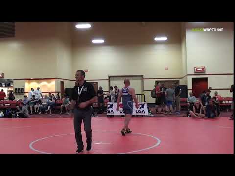 2018 Marine Corps US Open/Masters D Greco Roman 62 RR Rnd 5 - Fred Mahnke (Unat) Vs. Perry Watson