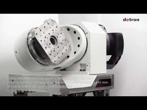 detron NC Rotary Table - 5th axis DDM_DTF410H DDM Trunnion Tilting Rotary Table