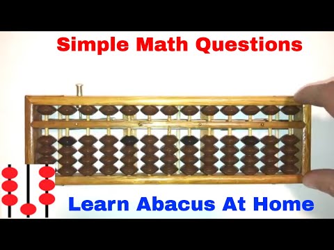 Lesson 2 - How to use the Abacus aka Soroban?  Simple Addition & Subtraction Questions