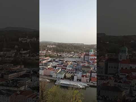 Passau Bayern von oben und Blick auf die Donau #passau #donau #bayern #deutschland