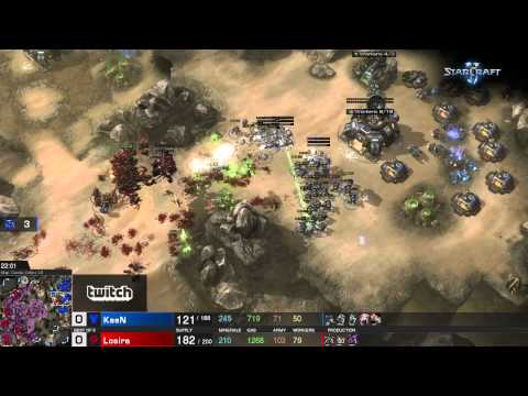ASUS ROG Summer 2015 SC2 -  KeeN vs. Losira