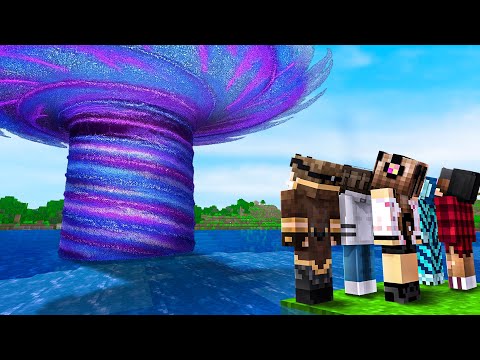 CANNONE ORBITALE su CASA dei MIEI AMICI!! SCHERZO su Minecraft VANILLA!!