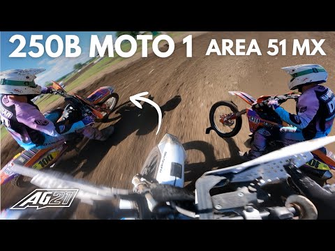 SICKEST BAR TO BAR BATTLE | Full Race GoPro | Area 51 MX 250B Moto 1