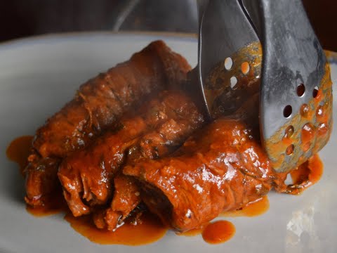 Mili's braciole and sauce