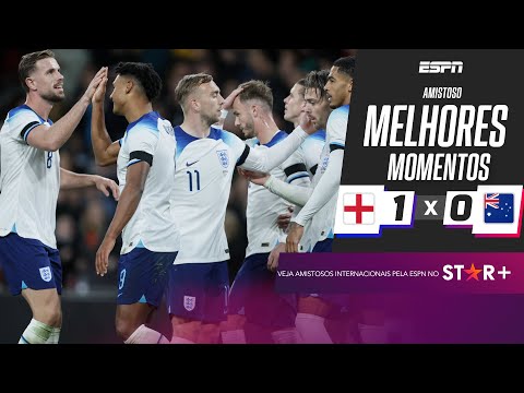 Gols e lances de Inglaterra x Austrália