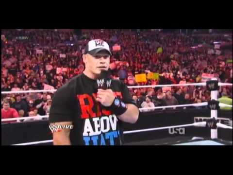 The Rock & John Cena Promo - Raw 03/05/12 Part 1