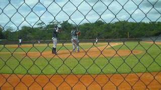 preview picture of video 'Alvie James Mir's monster home run in a workout/game session at the Yankees Boca Chica Complex in DR'