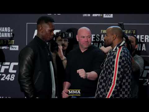 UFC 248: Israel Adesanya vs. Yoel Romero Media Day Staredown - MMA Fighting