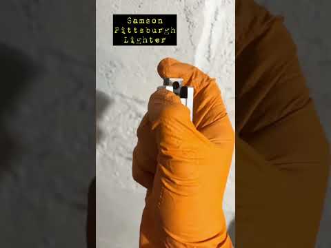 Thumbnail for Metal block #lighter that says Samson Pgh, Pa on it. #trending #thrifting #rare by pgh