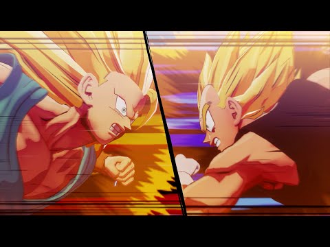 Goku Vs. Vegeta Boss Fight in Dragon Ball Z: Kakarot DLC 6 (Japanese)