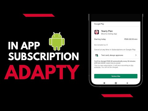In-app Subscriptions in Android with Adapty - Android in app subscription system