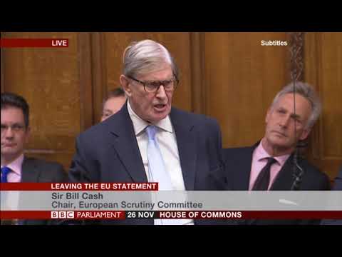 Bill Cash MP at the Leaving the EU Statement