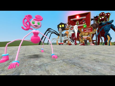 NEW MOMMY LONG LEGS VS TREVOR HENDERSON CREATURES in Garry's Mod!