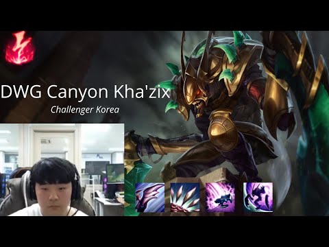 DWG Canyon kha'zix jg vs Clid nidalee | Challenger Korea gameplay