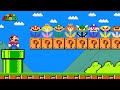 Super Mario Bros. but there are MORE Custom Flower All Characters!
