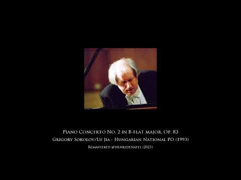 (remastered) Brahms: Piano Concerto No. 2 - Grigory Sokolov/Lu Jia 1993