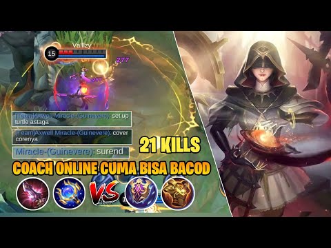 21 Kills Aggressive Lunox Carry the Team VS Pro Karina Tank | Mobile Legends