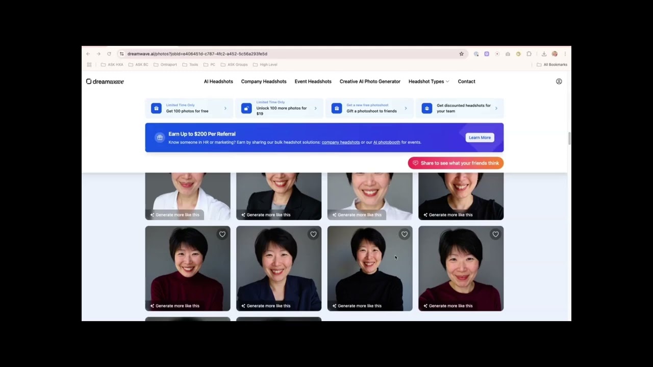 Dreamwave AI Headshot Generator tutorial