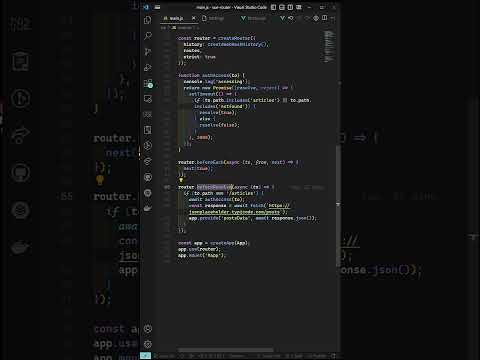 beforeResolve routing guard in vue router #vue3 composition api