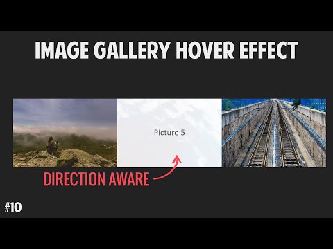 Image Gallery Hover Effect Html Css Jquery Tutorial