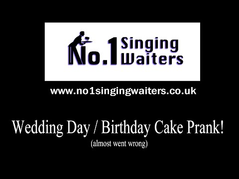 No.1 Singing Waiters Strike again - Birthday Cake Prank