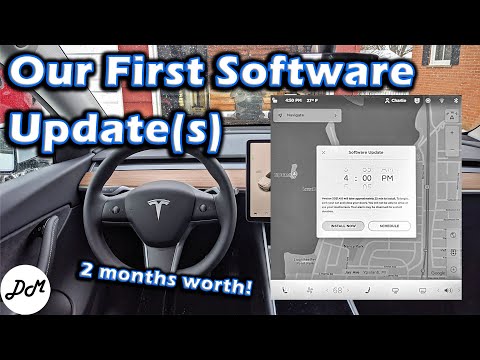 2021 Tesla Model Y Standard Range – System Updates