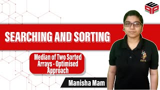 YouTube video 'Median of Two Sorted Arrays - Optimised Approach | Leetcode 4 Solution | Searching and Sorting'