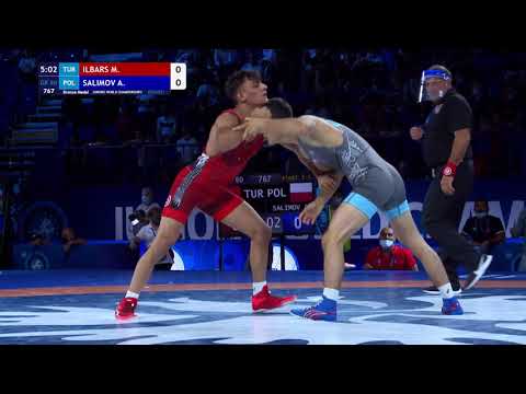 BRONZE GR - 60 kg: M. ILBARS (TUR) v. A. SALIMOV (POL)