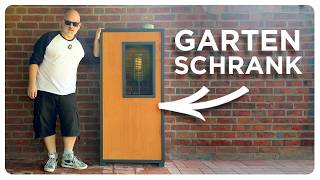 DIY GARTENSCHRANK für Terrasse oder Balkon - simpel und praktisch