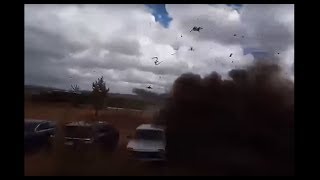 Rosja 2017 - Śmigłowiec Ka-52 zaatakował cywilów  w trakcie manewrów " zapad "