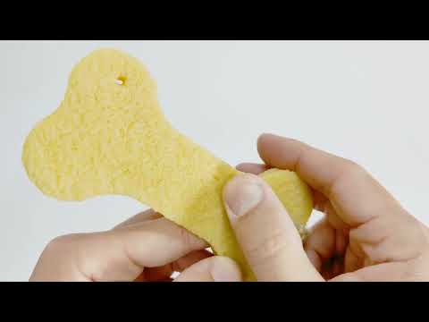 Игрушка для собак Маленькая кость GiGwi Gum gum каучук, 9 см - фото 1 - id-p2197582085
