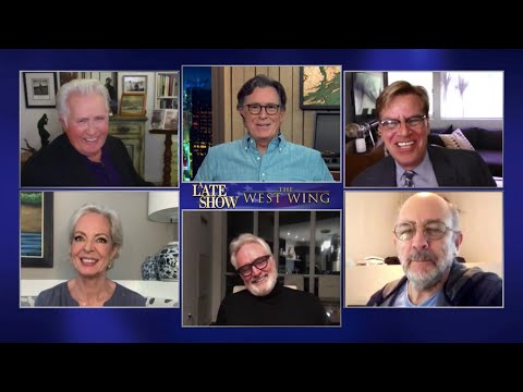 佔領白宮最史詩級的劇情--《西翼》劇組接管晚間節目。 (The Most Epic Drama To Ever Occupy The White House - The West Wing Cast Takes Over A Late Show)