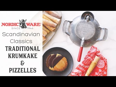 How to Make Krumkake and Pizzelles |Scandinavian Classics| Nordic Ware