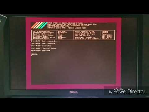C256 Foenix Bitmapped Test with windowing basics