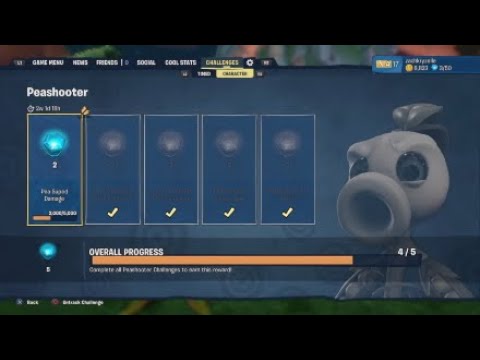 PEASHOOTER CHALLENGE - PEA SUPED DAMAGE