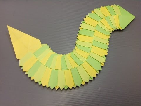 Daily Origami: 178 - Modular Snake