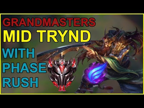 GRANDMASTERS MID TRYND WITH PHASE RUSH DESTROYS SOLO QUEUE