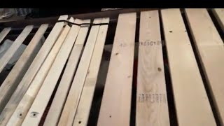 Upgrade Bed Slats for more mattress support. How to add support to your mattress