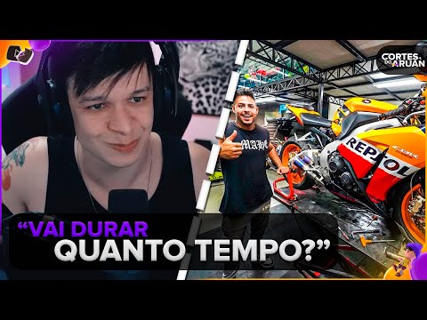 ARUAN REAGE: MINHA REPSOL FICOU PRONTA !!! (RENATO GARCIA) - Cortes do Aruan